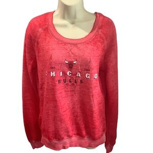 Womens NBA Chicago‎ Bulls Pullover Sweater Soft Size Large